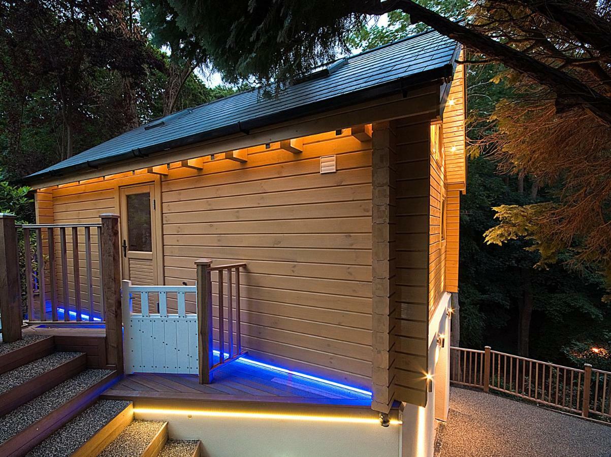 הוילה בורנמות' Alum Chine Log Cabin מראה חיצוני תמונה